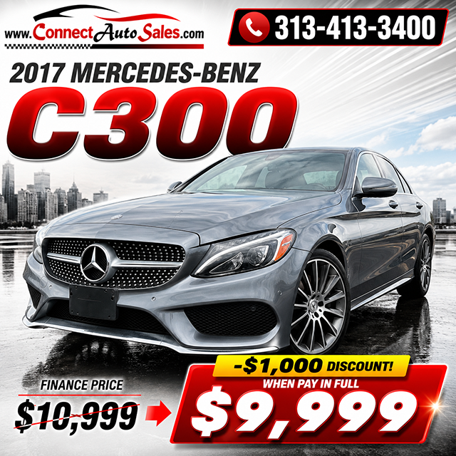 2017 MERCEDES-BENZ C-CLASS C300 4MATIC