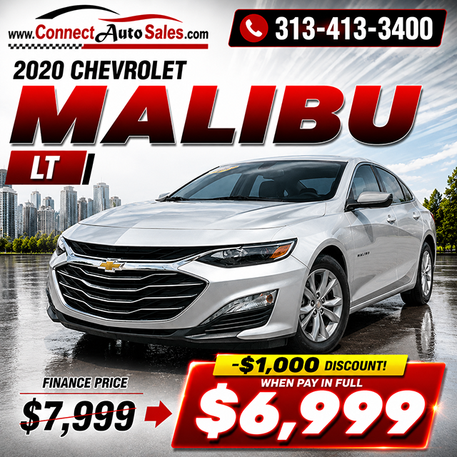 2020 CHEVROLET MALIBU LT