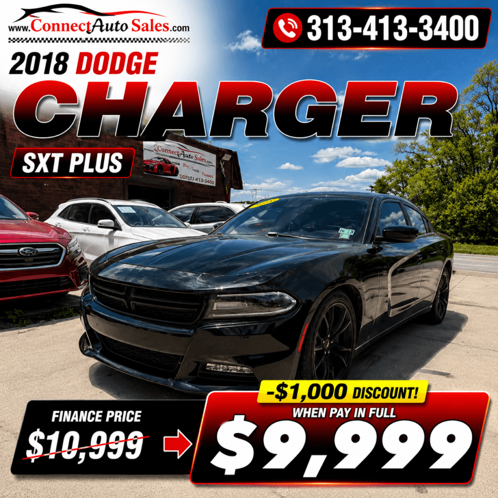2018 DODGE CHARGER SXT PLUS