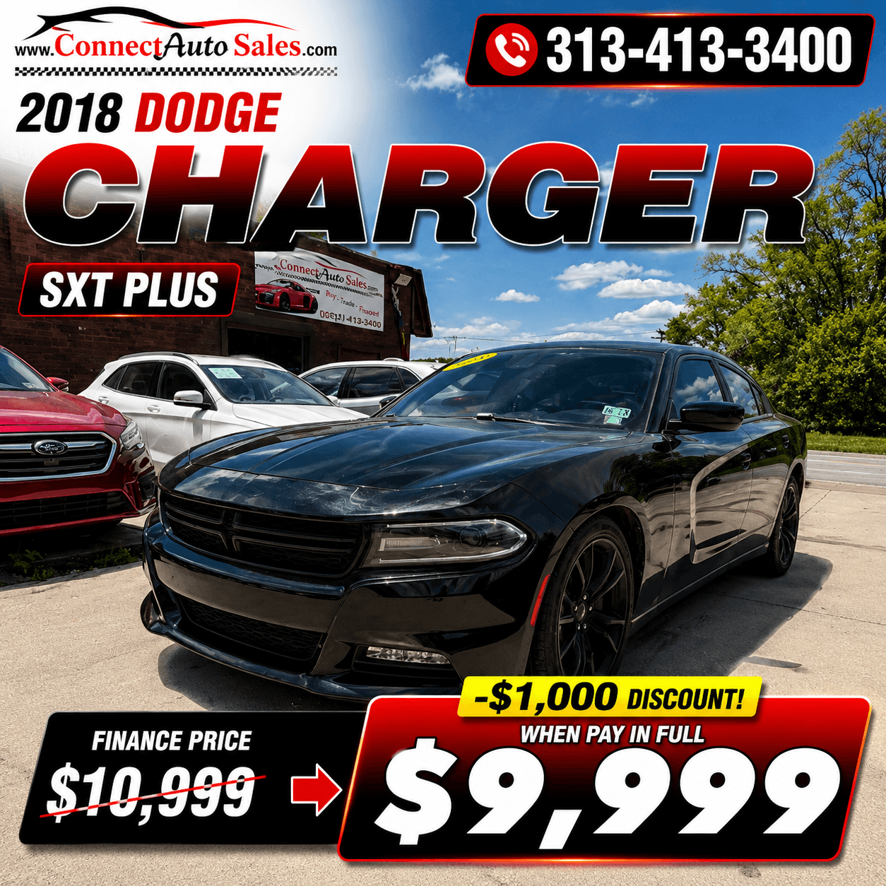 2018 DODGE CHARGER SXT PLUS