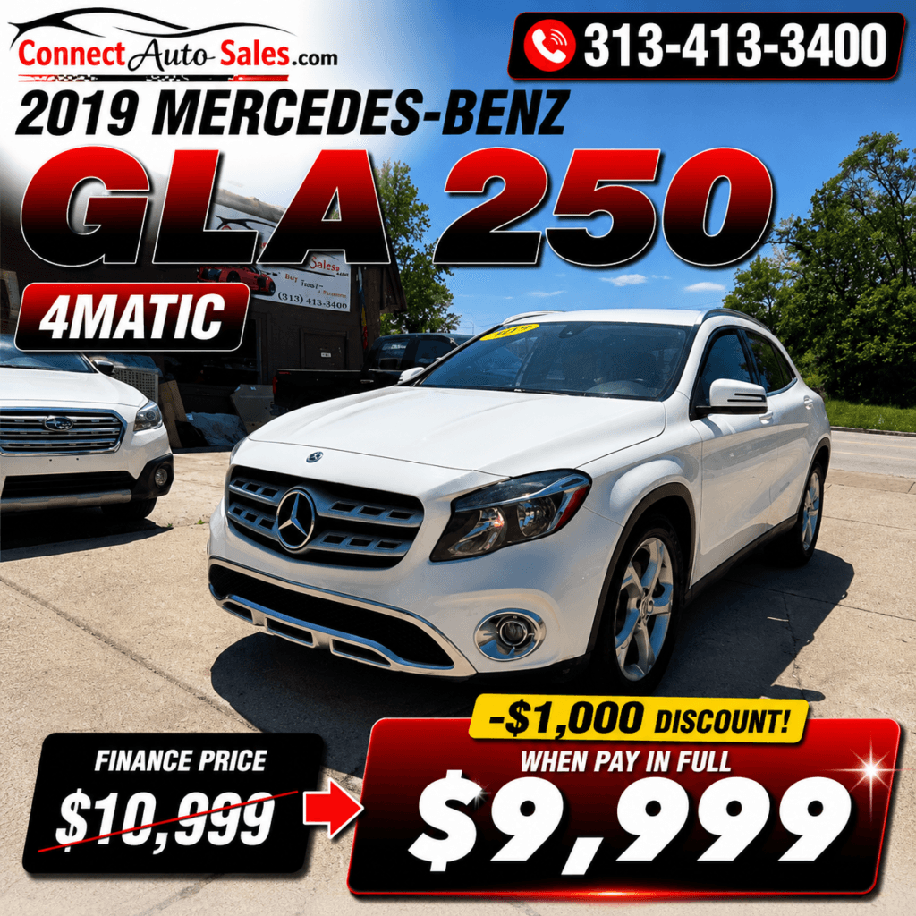 2019 MERCEDES-BENZ GLA 250 4MATIC